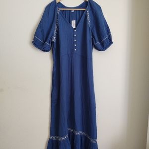 Old Navy blue maxi dress